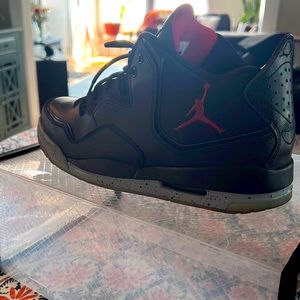 Men’s Red & Black Jordans, Gently used say 4-5 times size 10.5